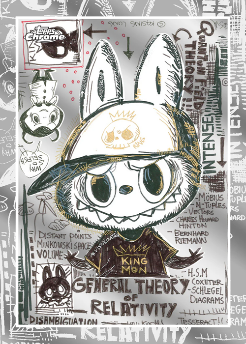 2025 Topps Labubu Chrome 10th Anniversary Hobby Box | Exclusive