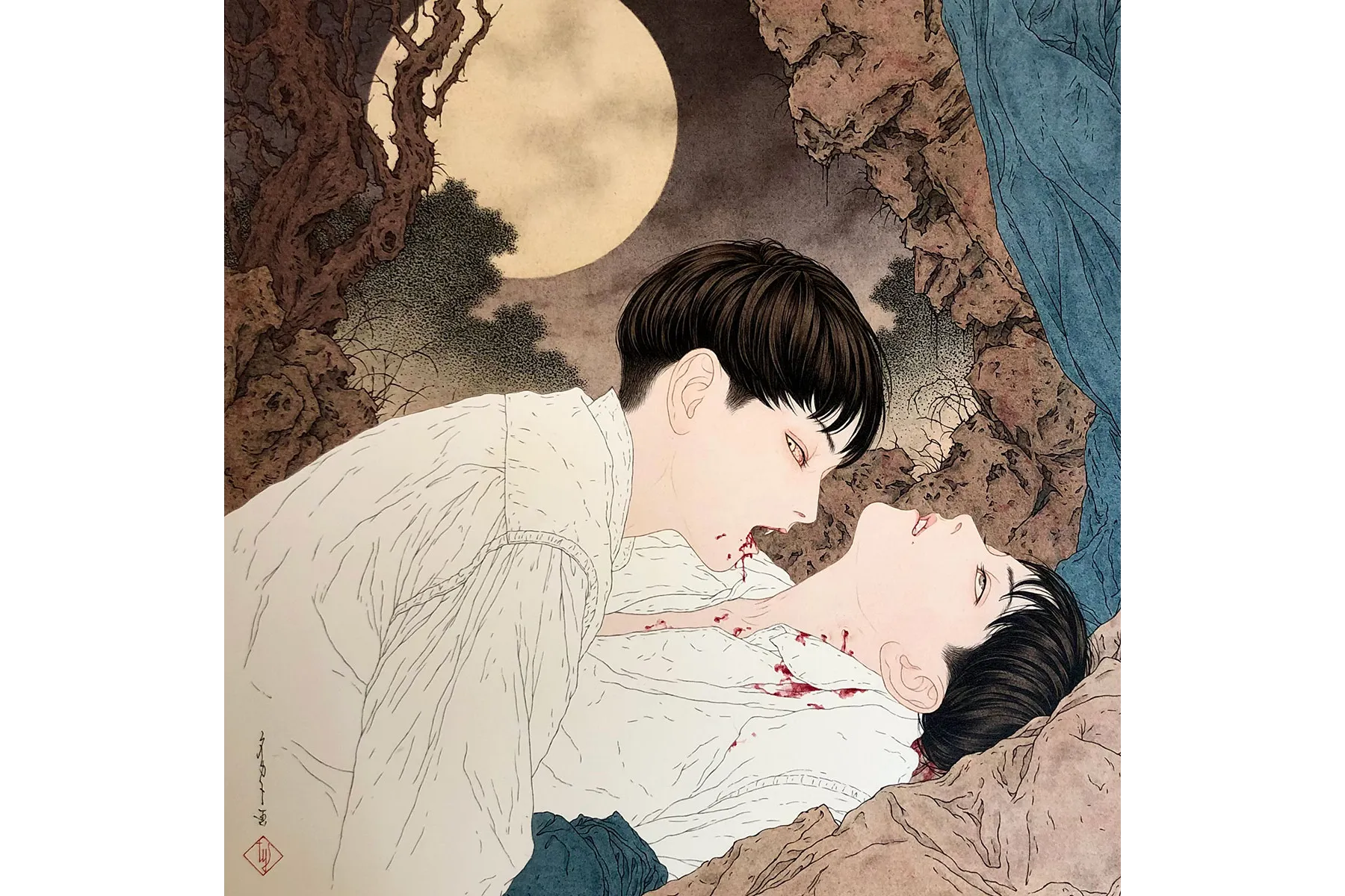 山本タカト『吸血鬼の匣』出版記念展