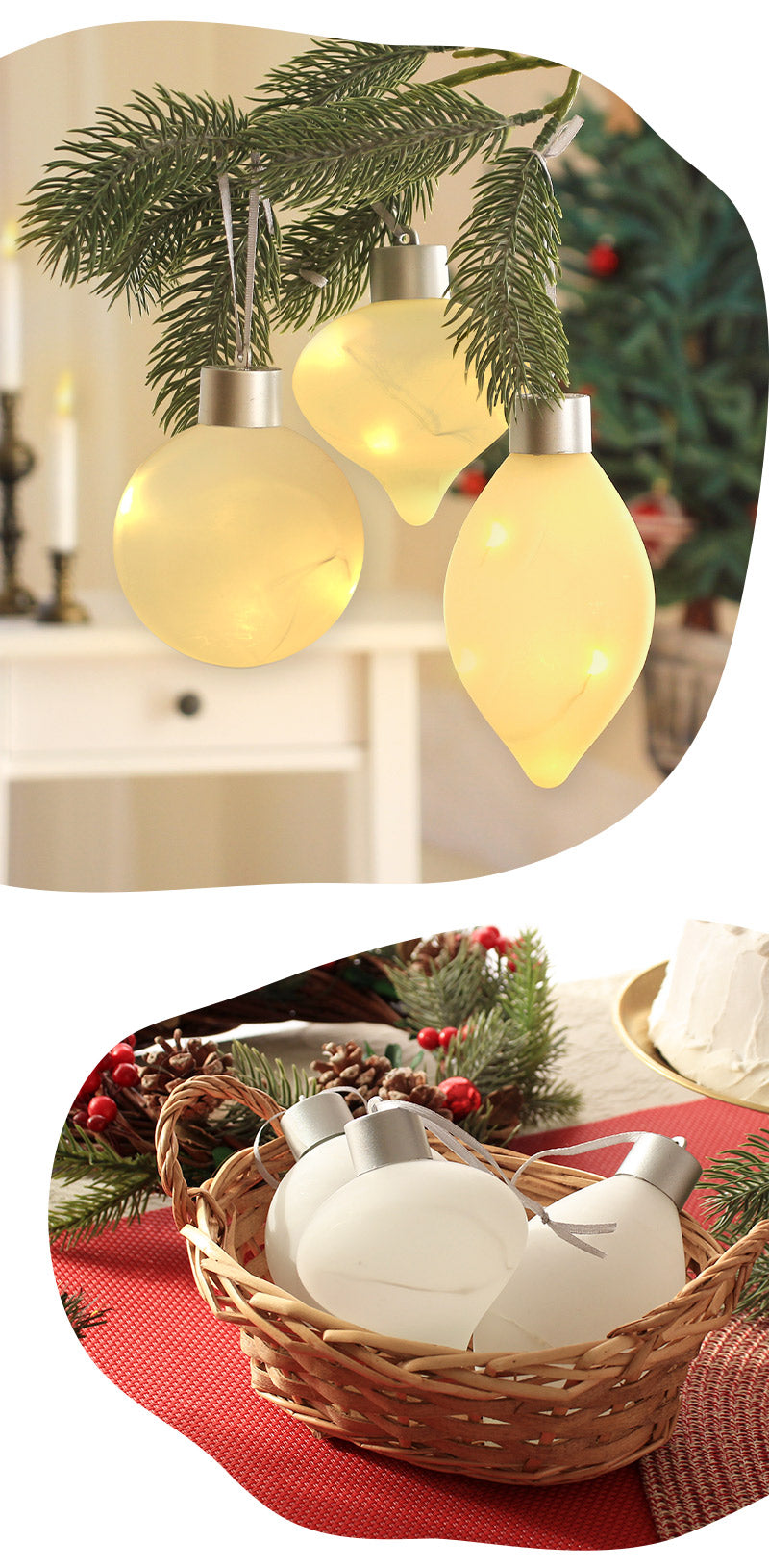 LED フロストライトオーナメント 3個セット 電池式 – 【公式】rugoo