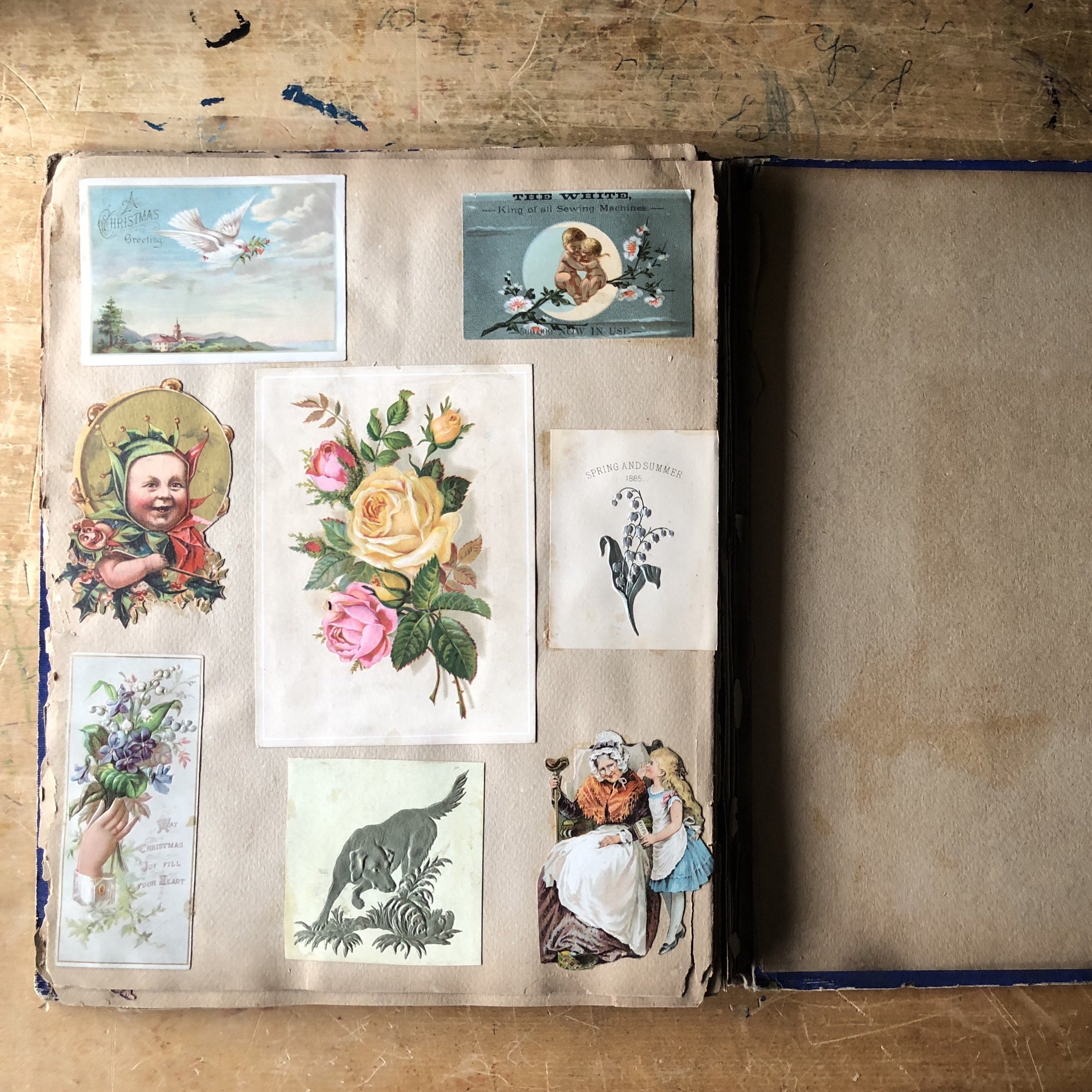 Victorian Scrapbook with Assorted Ephemera (c.1800s) – Rush Creek
