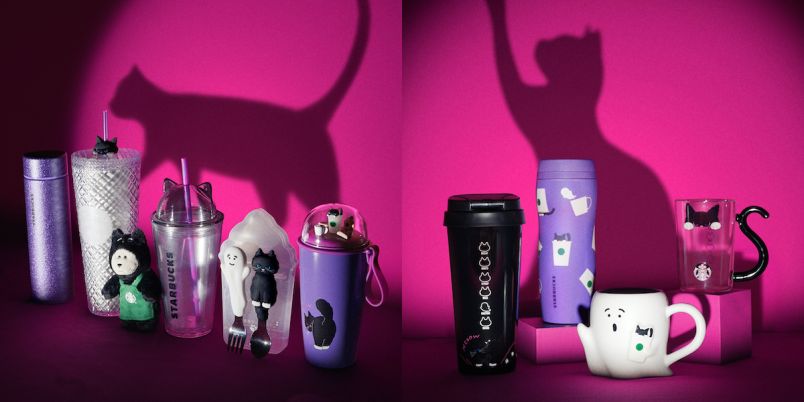 スタバ新作グッズ】黒猫にキュン♪ 「ハロウィングッズ2025」が発売