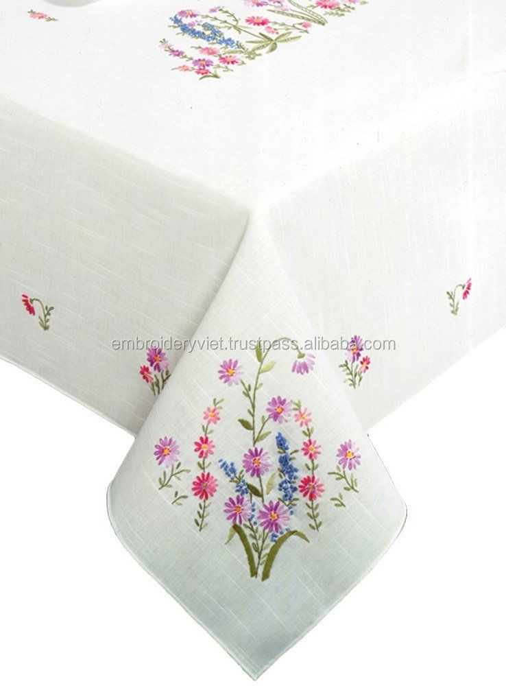 ベトナムの手刺繍テーブルクロス| Alibaba.com