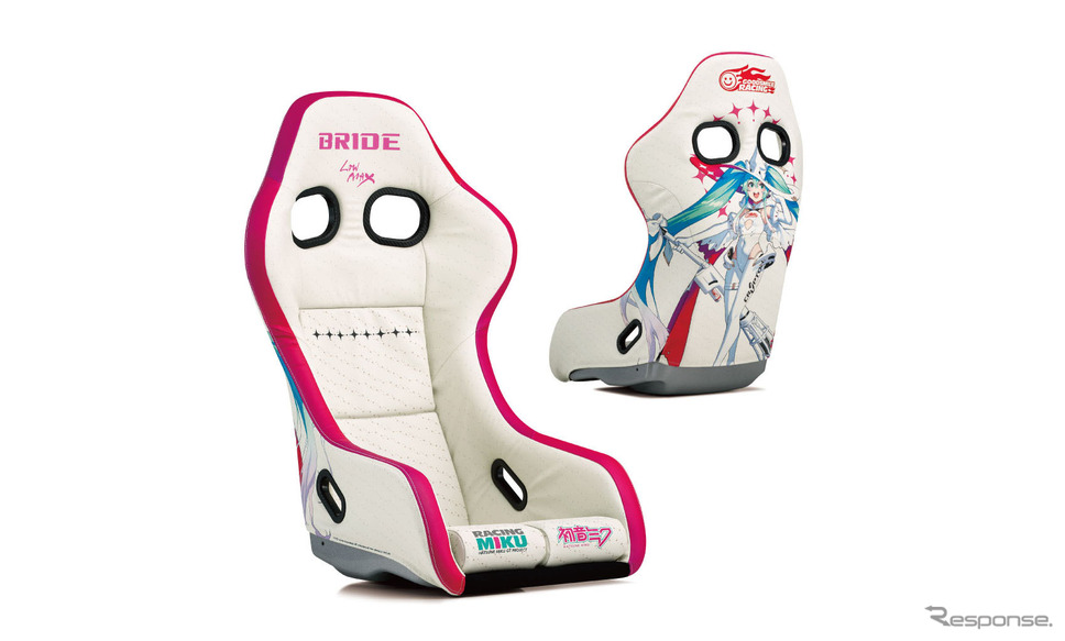 BRIDE×レーシングミクの最新フルバケットシート「ZETA IVレーシング