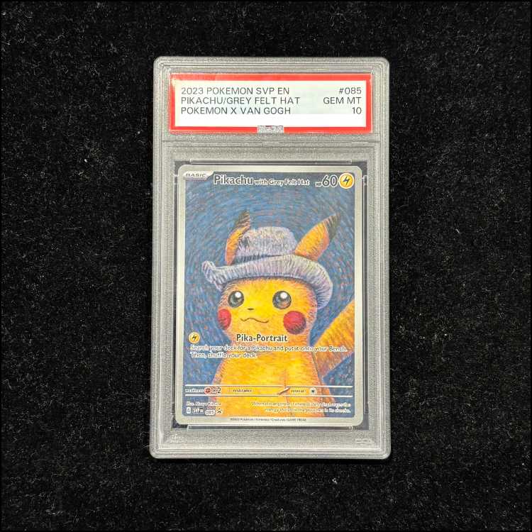 本日まで価格】ピカチュウ ゴッホ SVP EN 085 PSA10 Pikachu with Grey