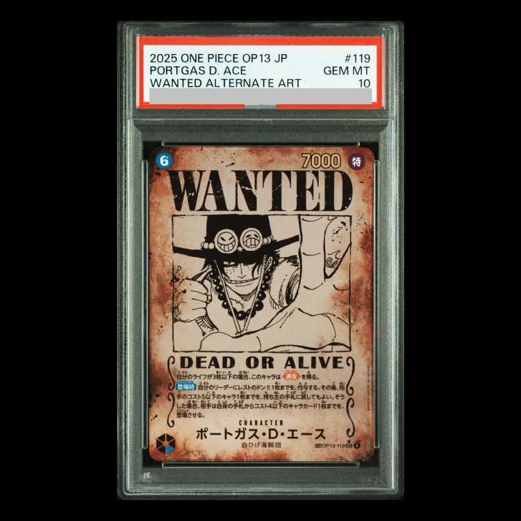 PSA10】ポートガス・D・エース(パラレル) SP OP13-119 1枚の通販 土日