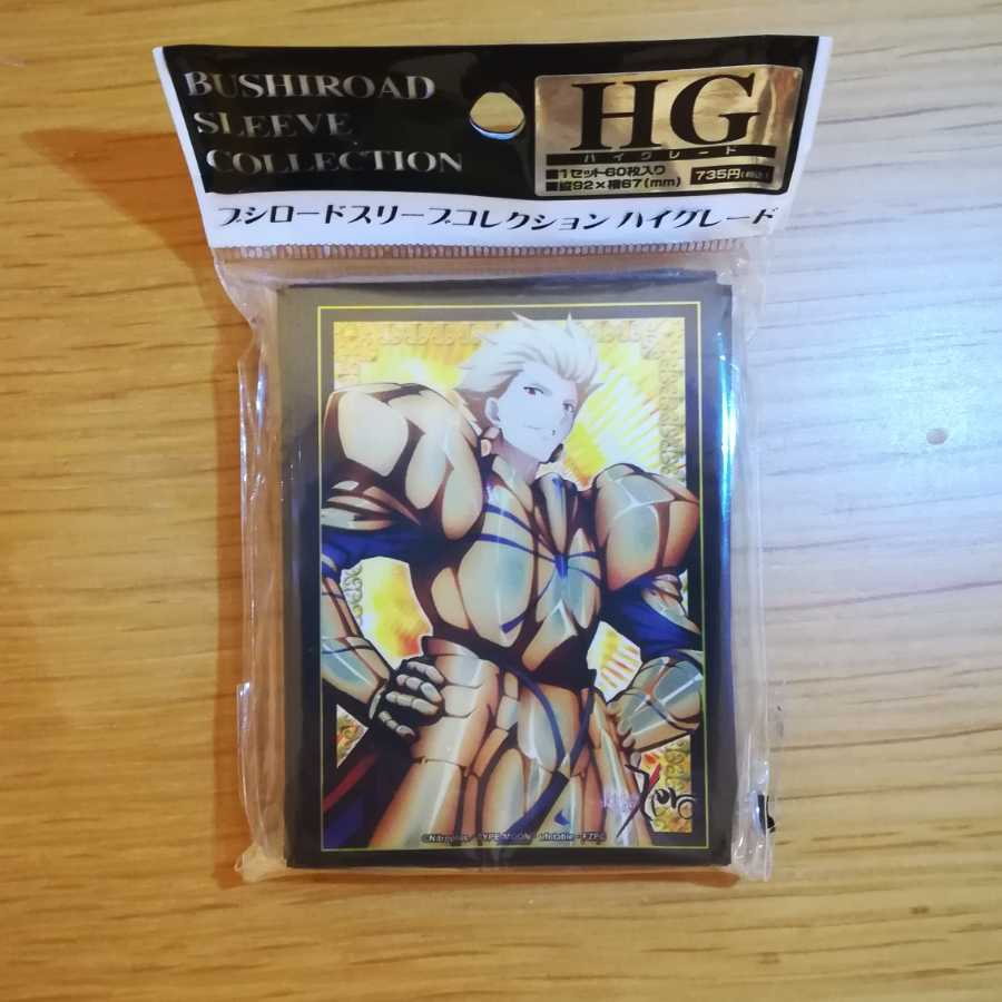 新品未開封 Fate/Zero スリーブ アーチャー ギルガメッシュ フェイトの