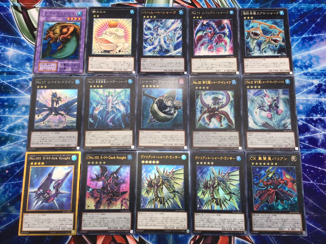 本格構築 【シャークデッキ】 メイン＆EX15＆スリーブ セット 1枚