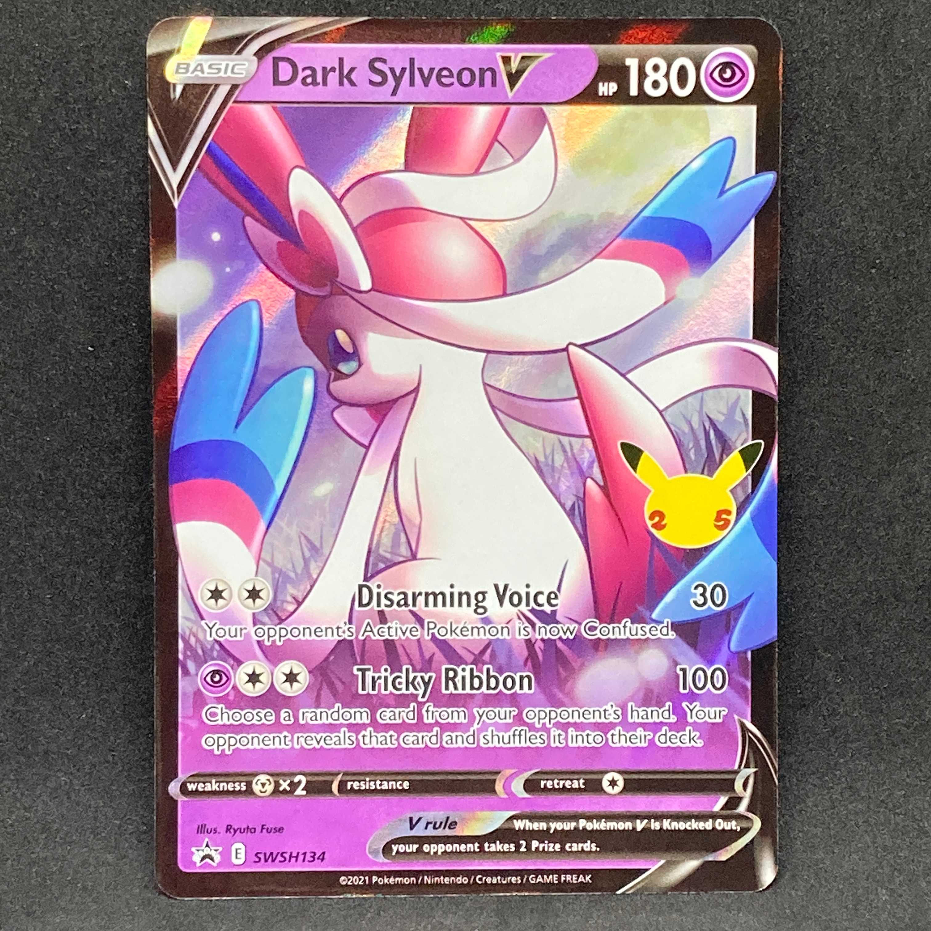 ポケモンカード 海外 わるいニンフィアV プロモ 英語 25th 25周年 1枚