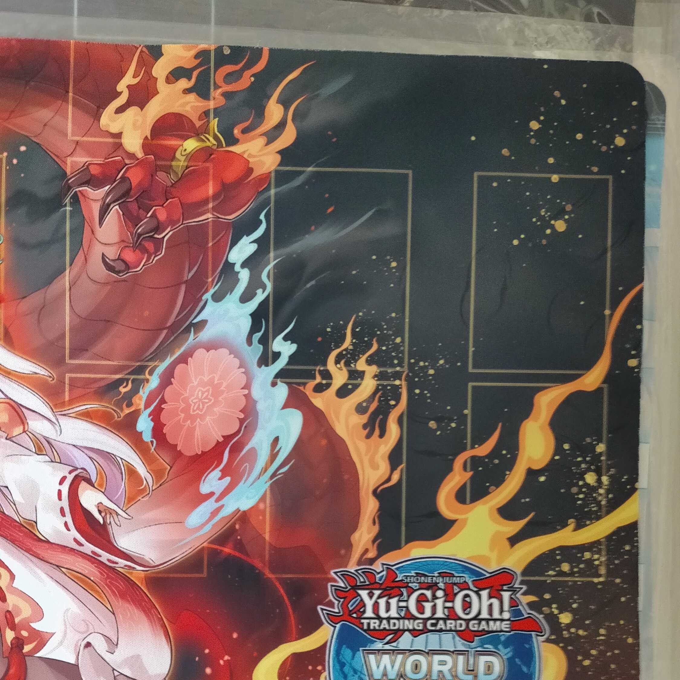 遊戯王 公式 REGIONAL 2023 倶利伽羅天童 プレイマット 英語 海外の