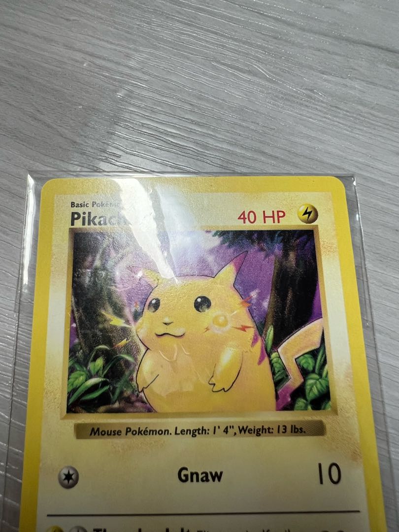 ピカチュウ 英語版 shadowless 初期 旧裏 1枚の通販 632913580