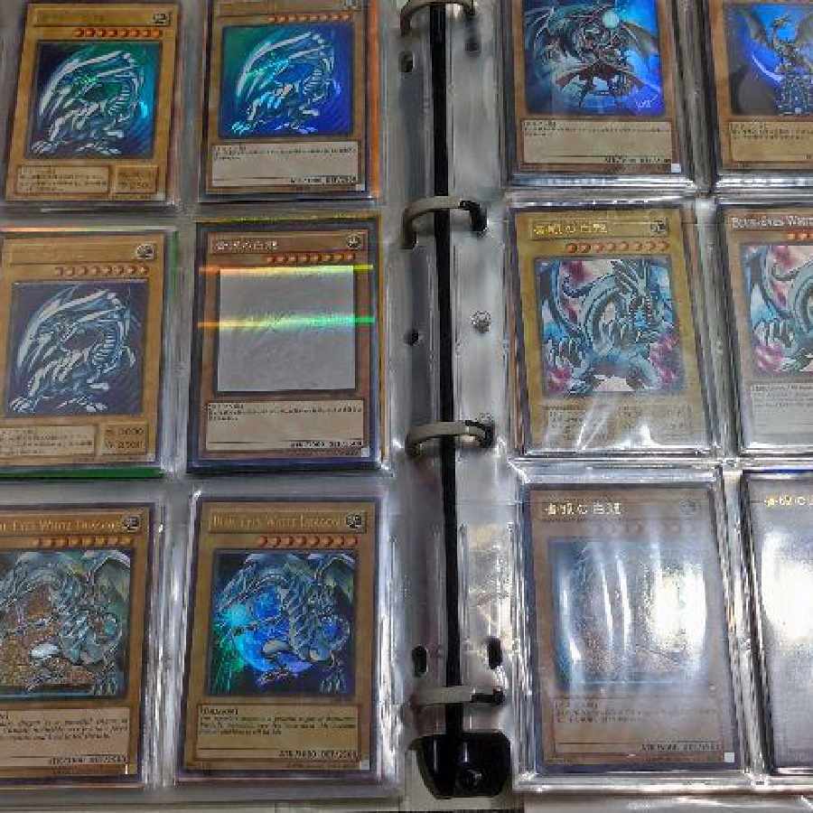 遊戯王カード ファイル引退品【青眼の白龍レリーフあり】 1枚の通販