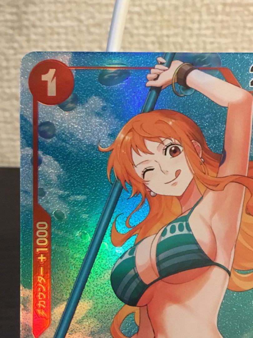 ワンピースカードゲーム ナミ レア パラレル 1枚の通販 小粒