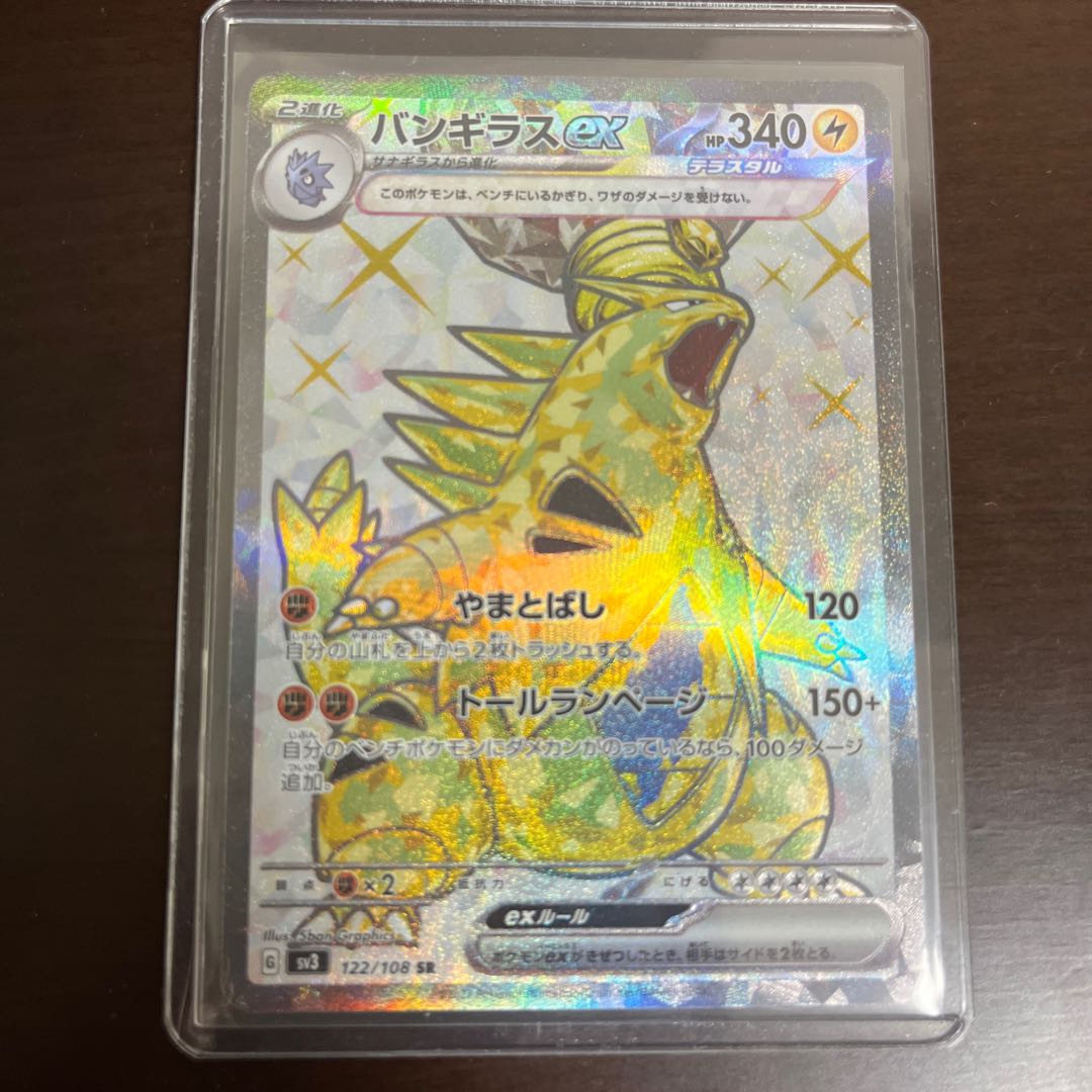 バンギラスex SR 122/108 1枚の通販 nappi（1439843131） | magi