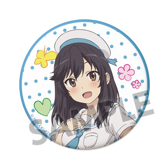 のんのんびより のんすとっぷ 描き下ろし76mm缶バッジ 一条蛍 セーラー