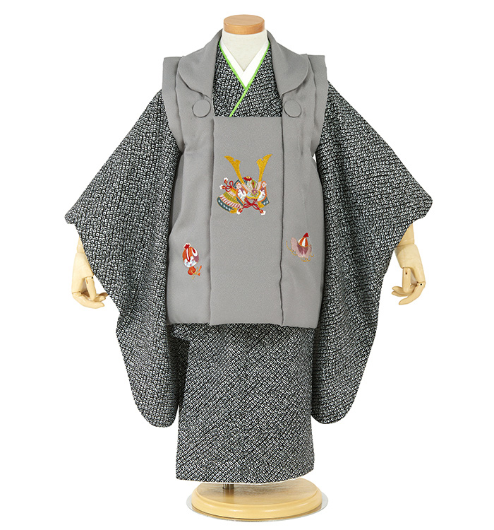 七五三（子ども） 3歳男の子被布セット No.KE-0056のレンタル｜きもの