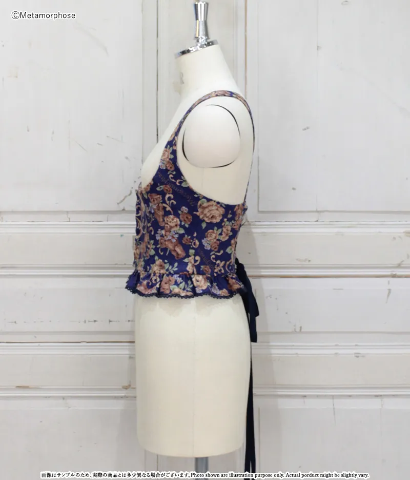 ゴブラン風くまちゃんフロントあきコルセット | metamorphose temps de