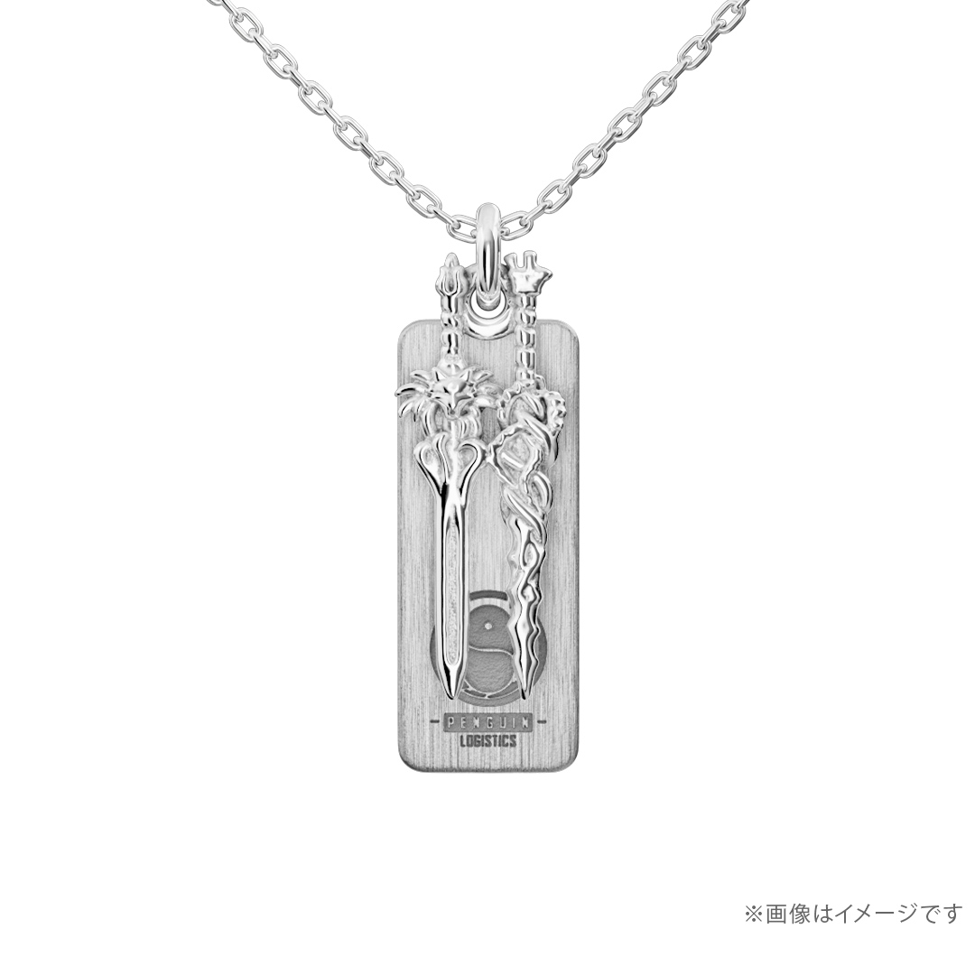 モチーフネックレス（血掟テキサス）K10ホワイトゴールド アークナイツ