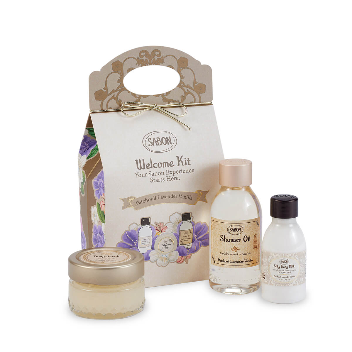 ウェルカムキット (パチュリ・ラベンダー・バニラ)』 | SABON (サボン)