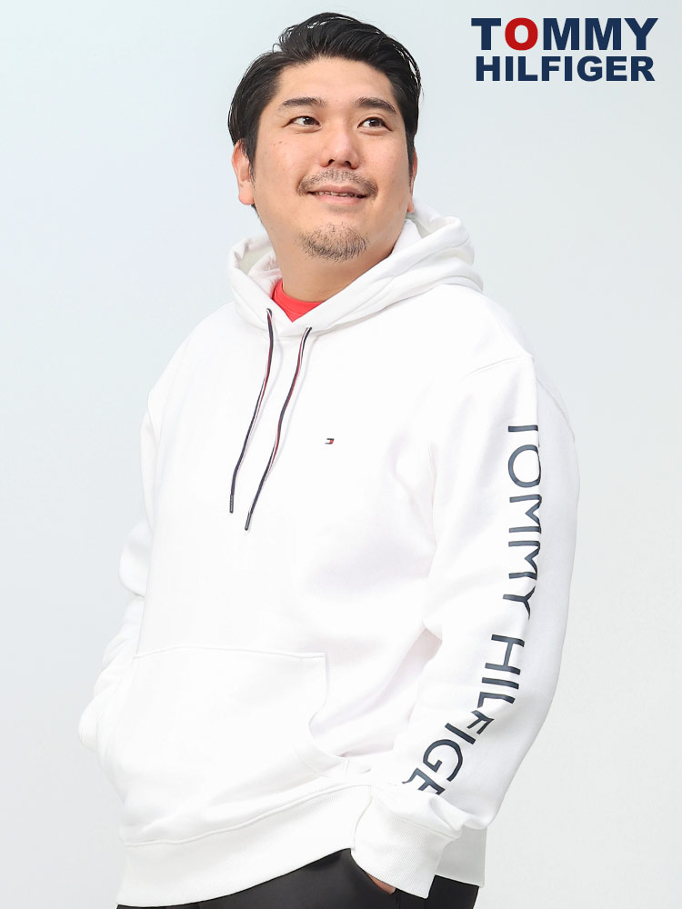TOMMY HILFIGER トミーヒルフィガー 裏起毛 アームロゴ プルオーバー