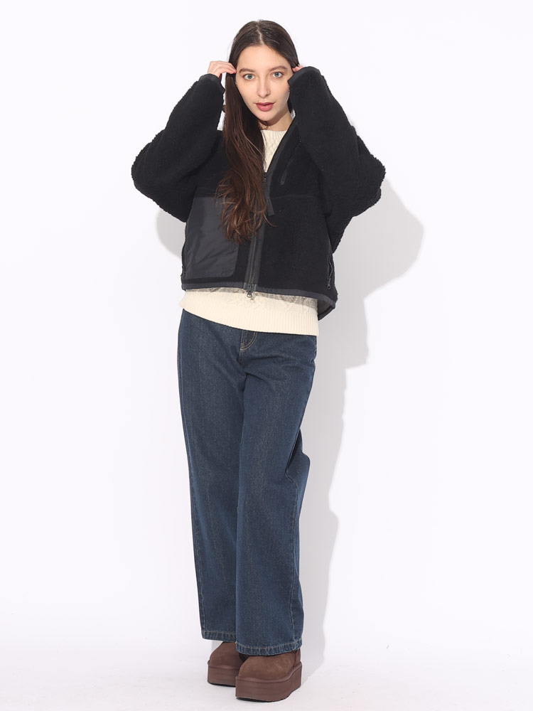 CANADA GOOSE (カナダグース) ボアフリース フルジップ ジャケット