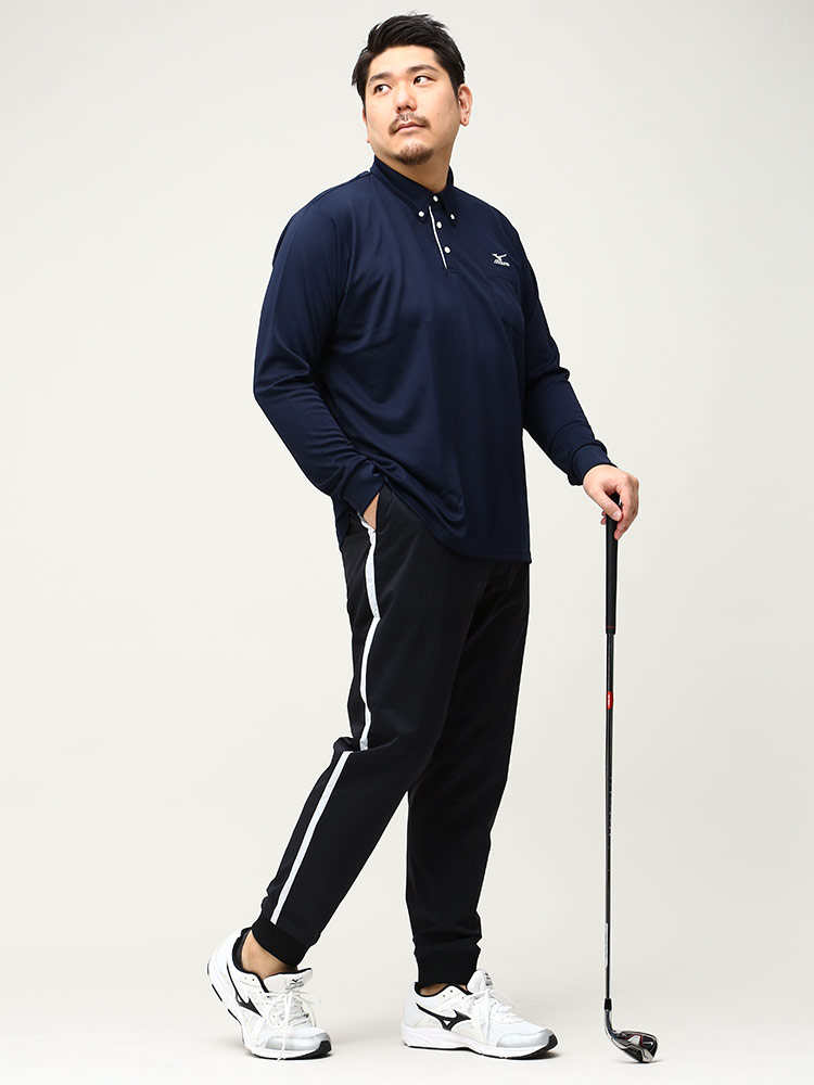 大きいサイズ メンズ MIZUNO (ミズノ) 撥水 ストレッチヒーロー ゴルフ
