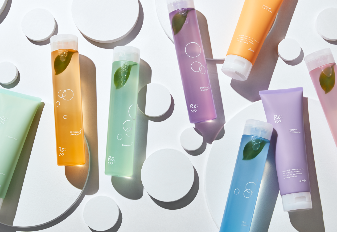 アジュバン　Re: トリートメント　３個　& 　シャンプー　３個 セット Re: アジュバン リ エミサリー シャンプー 300ml ＆ リ エミサリー