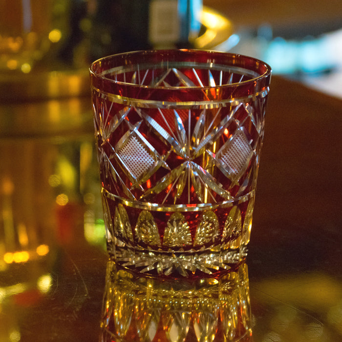 M-804-B 剣菱魚子文様 オールド ルリ – 硝子工房 彩鳳