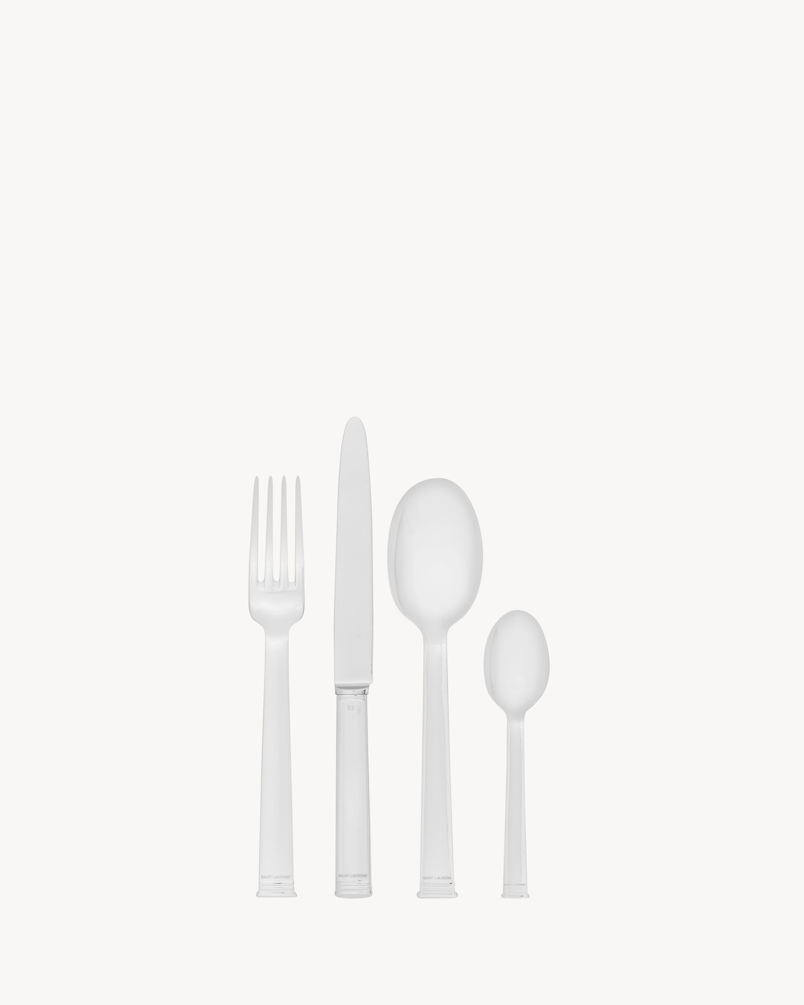CHRISTOFLE SAINT LAURENT CUTLERY SET in Silver | Saint Laurent