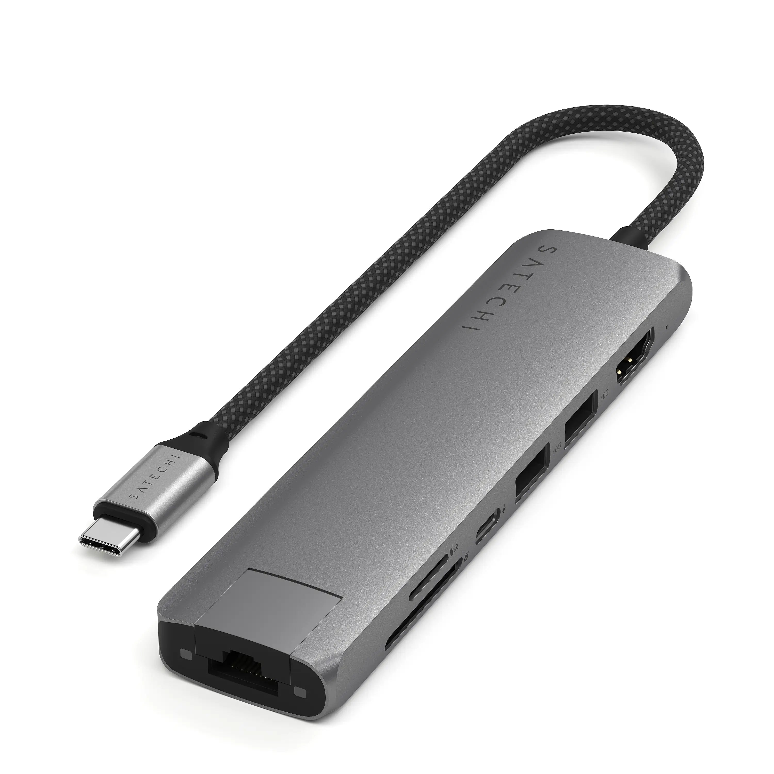 7-in-1 USB-C Slim Multiport with Ethernet | Hub – Satechi