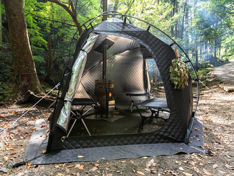 テントサウナセット！必要な物全部セット！直接引き取り限定、配達も可