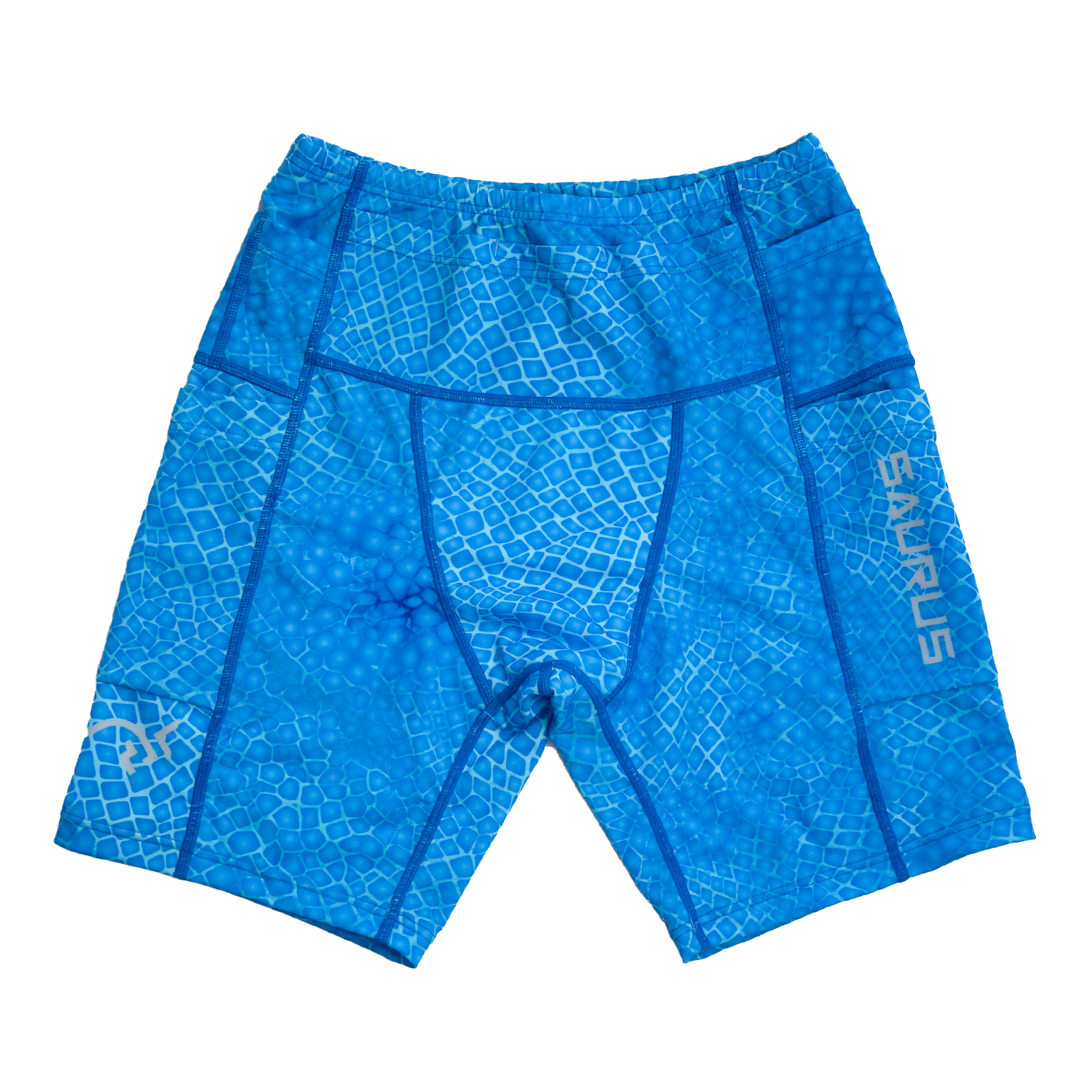 SAURUS Lizard Emblem Half Tights Blue｜SAURUS ORIGINAL GOODS