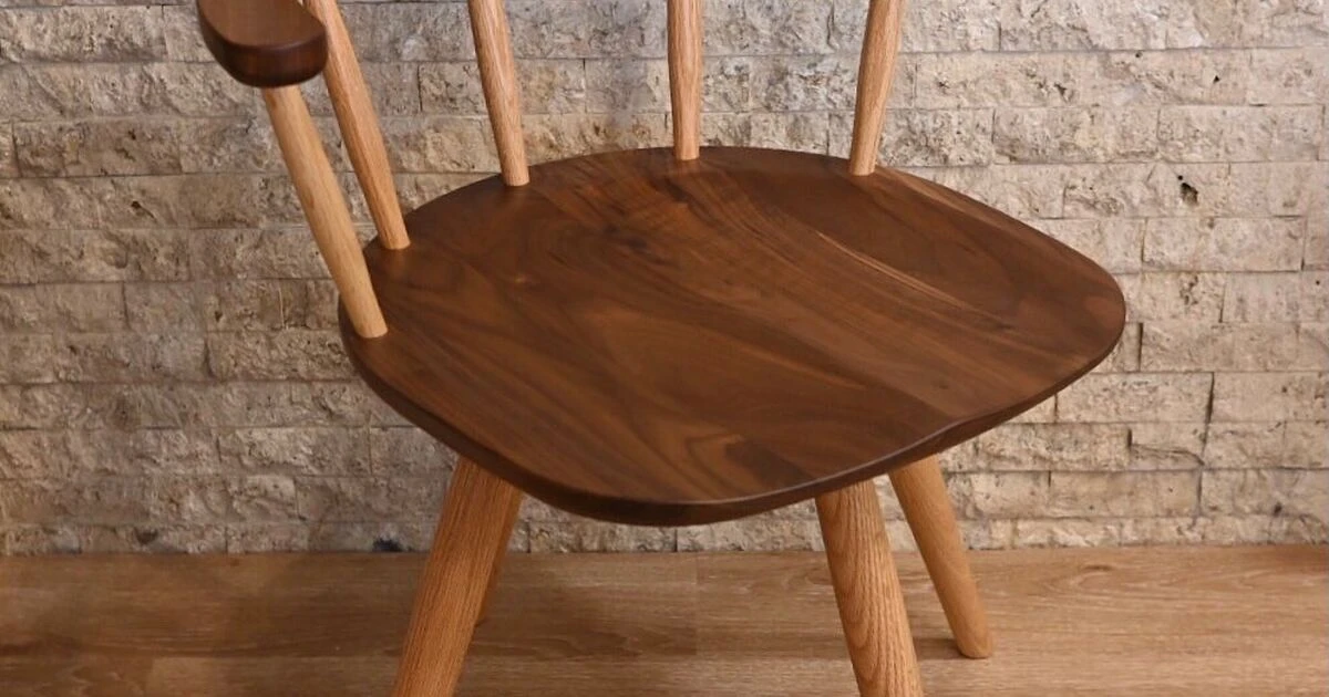 回転式　2 ナガノインテリア　ダイニングチェア　SKC069ー0WB