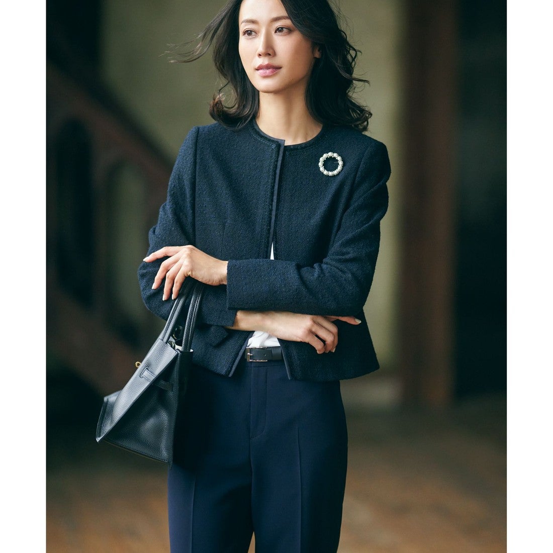 23区（大きいサイズ） 【セットアップ対応】シャインツイード