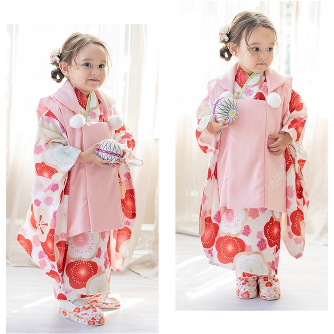 キャサリンコテージ Catherine Cottage 七五三被布3点セット