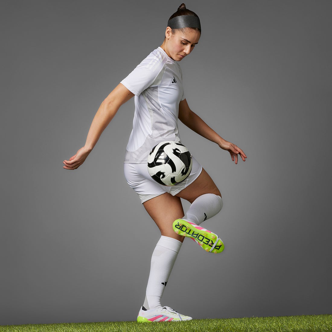 adidas アディダス プレデター ELITE FT FG(ホワイト×ピンク×イエロー