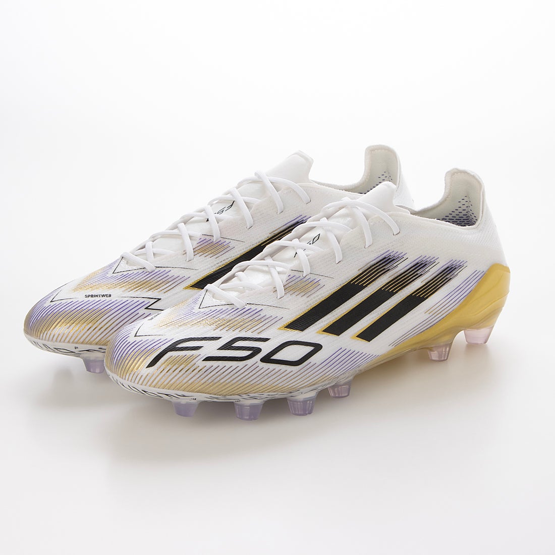 adidas アディダス F50 ELITE HG/AG JAPAN(ホワイト×ブラック×ゴールド