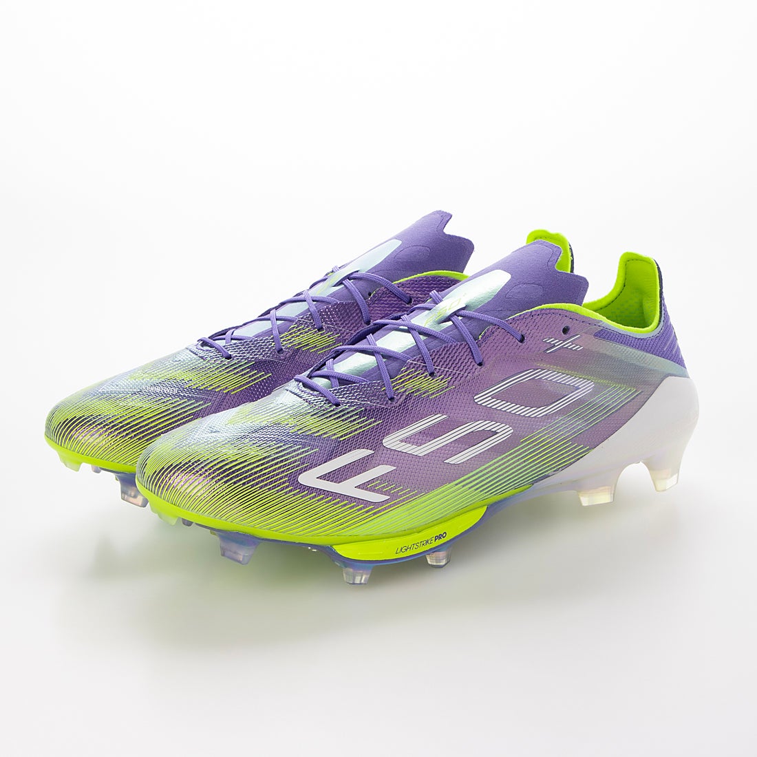 adidas アディダス F50+ FG(パープル×ホワイト×イエロー) NSY52 JS3211