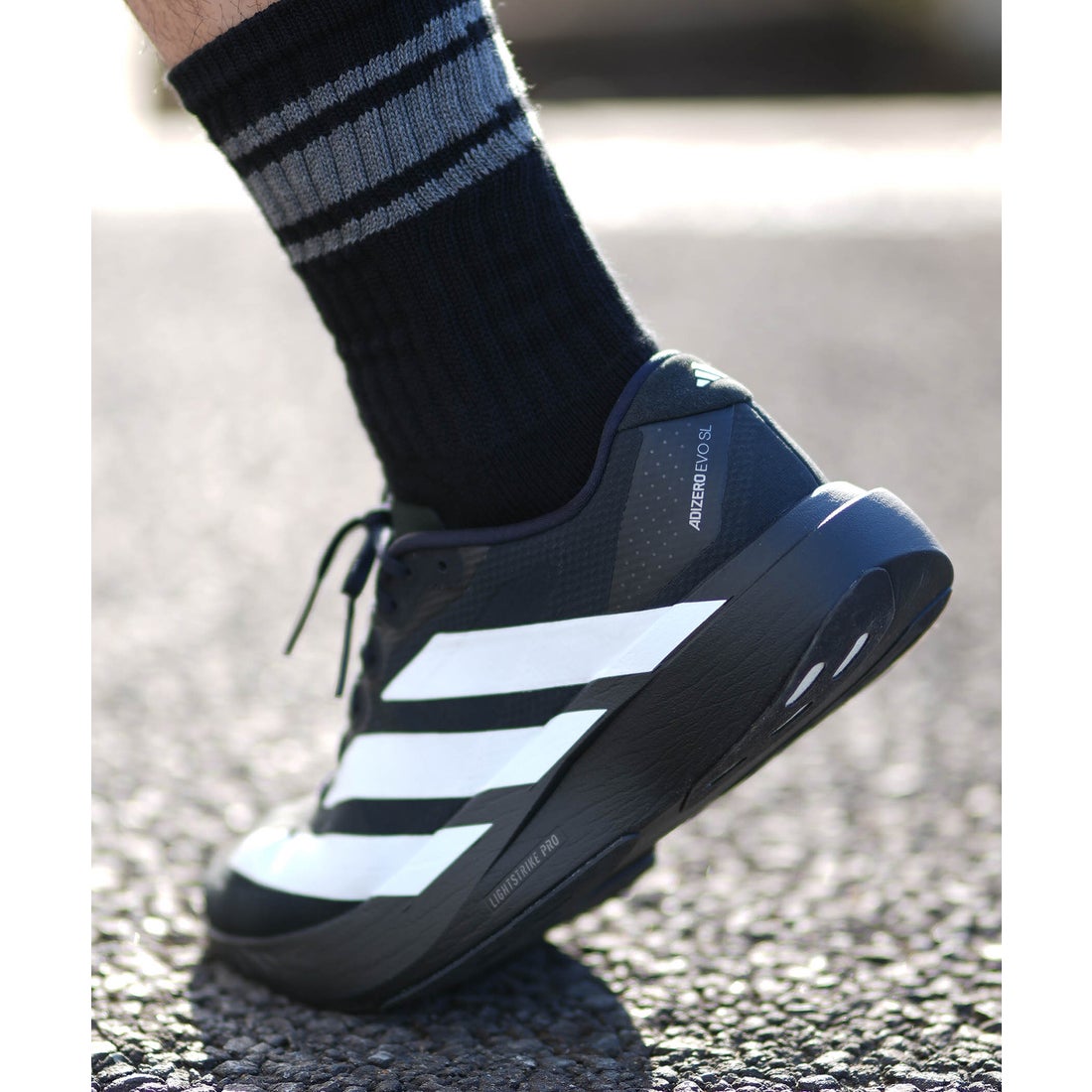 アディダス adidas スニーカー adizero EVO SL WOVEN M JR4728