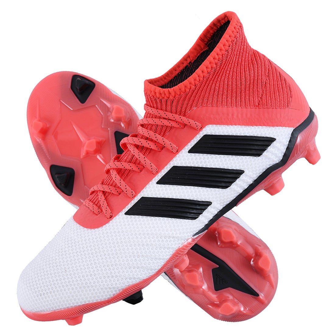 adidas アディダス プレデター 18.1 FG/AG ジュニア(ホワイト×ピンク