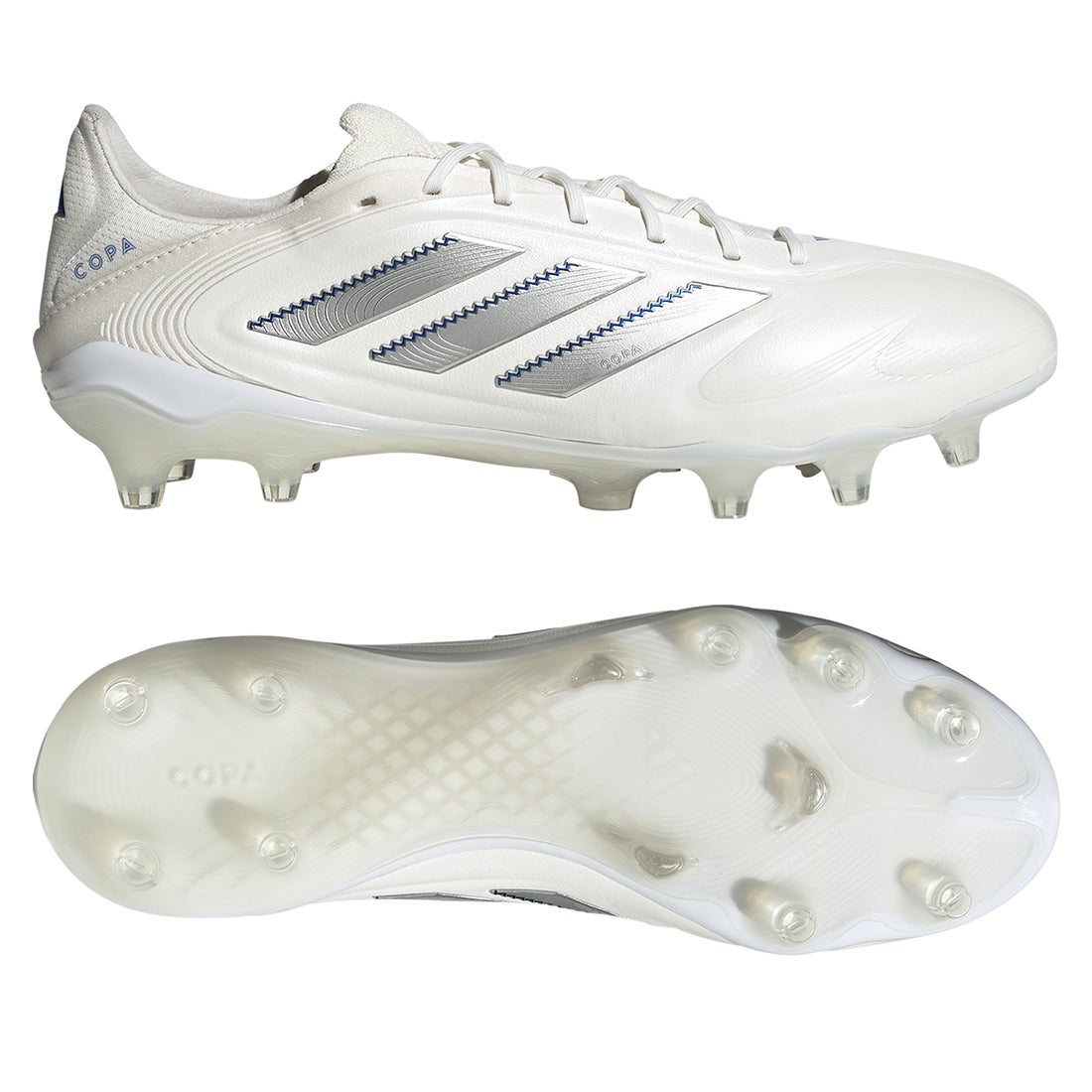 adidas アディダス コパピュア3 ELITE FG(ホワイト×ブルー) NJV15