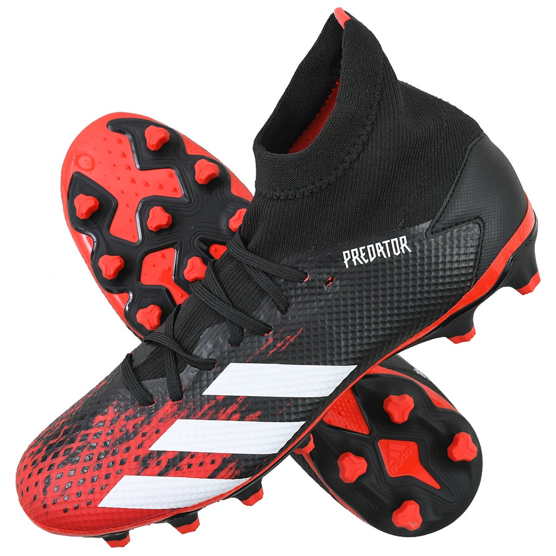 adidas アディダス プレデター 20.3 HG/AG(ブラック×レッド) EF1999