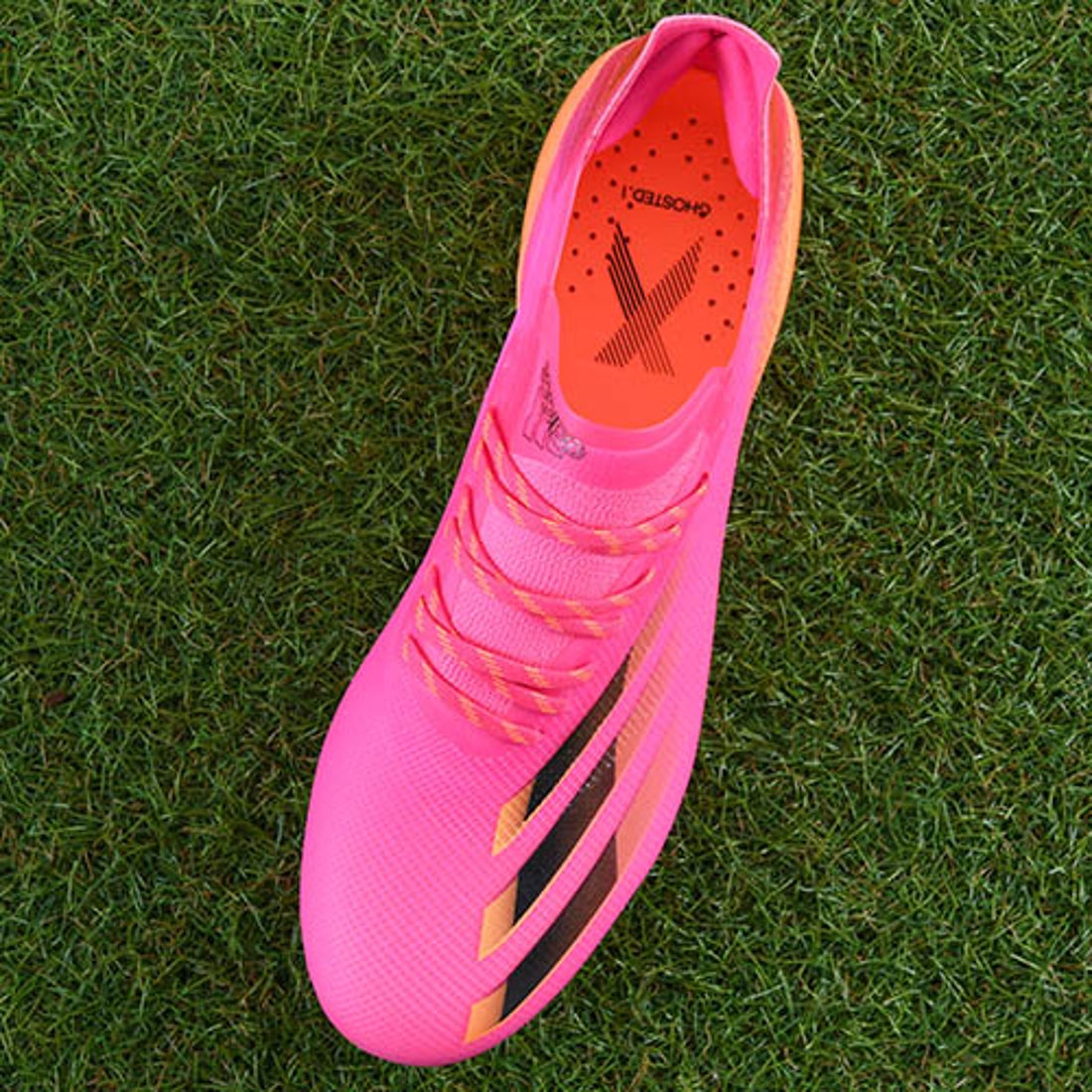 adidas アディダス エックスゴースト .1 AG(オレンジ×ピンク) FW6976