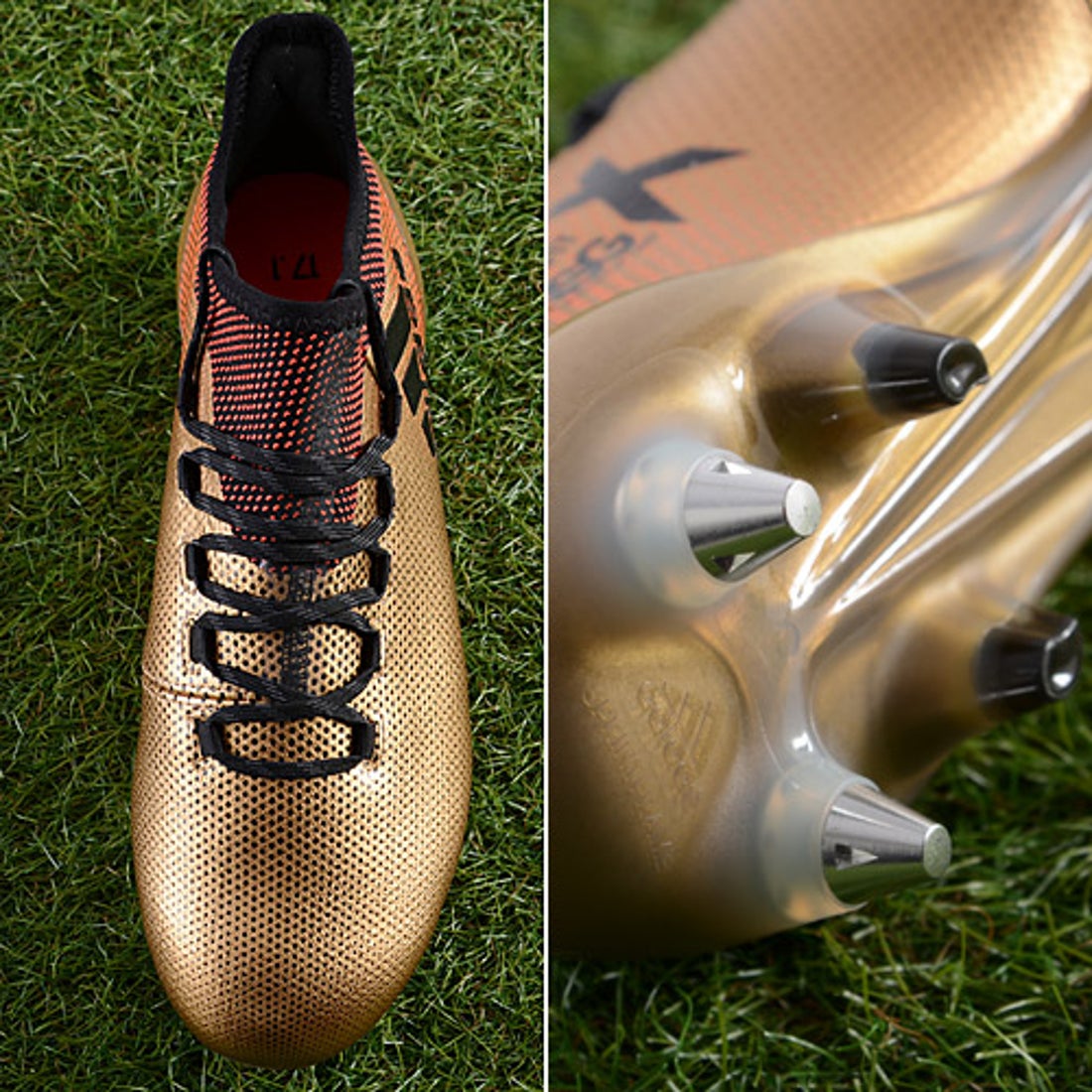 adidas アディダス エックス 17.1 SG(ゴールド×ブラック) CP9170