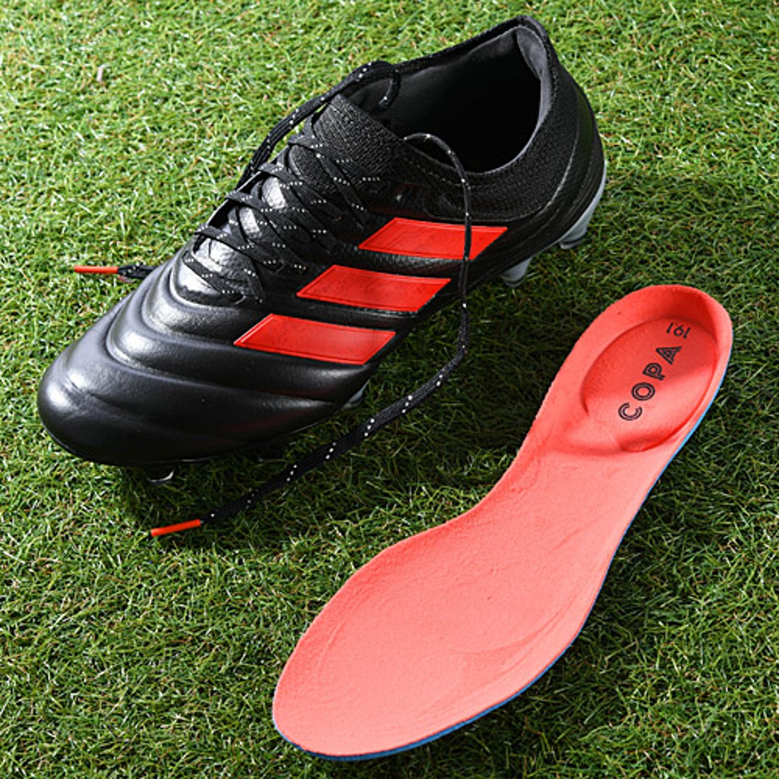 adidas アディダス コパ 19.1 FG(ブラック×レッド) F35518 コア