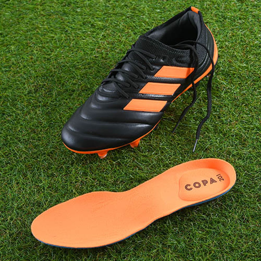 adidas アディダス コパ 20.1 FG(ブラック×オレンジ) EH0882 コア
