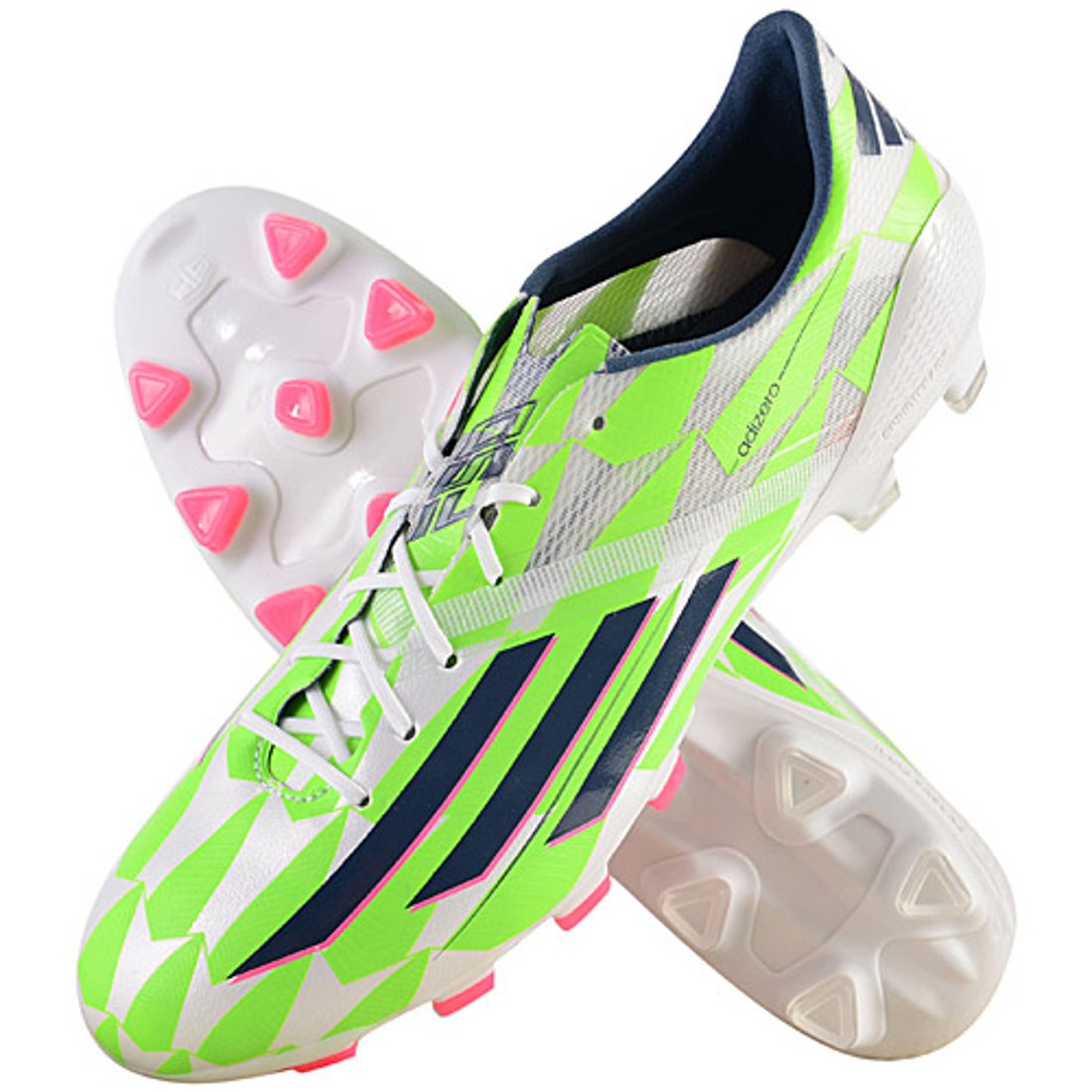 adidas アディダス アディゼロ F50-ジャパン HG(ホワイト×グリーン