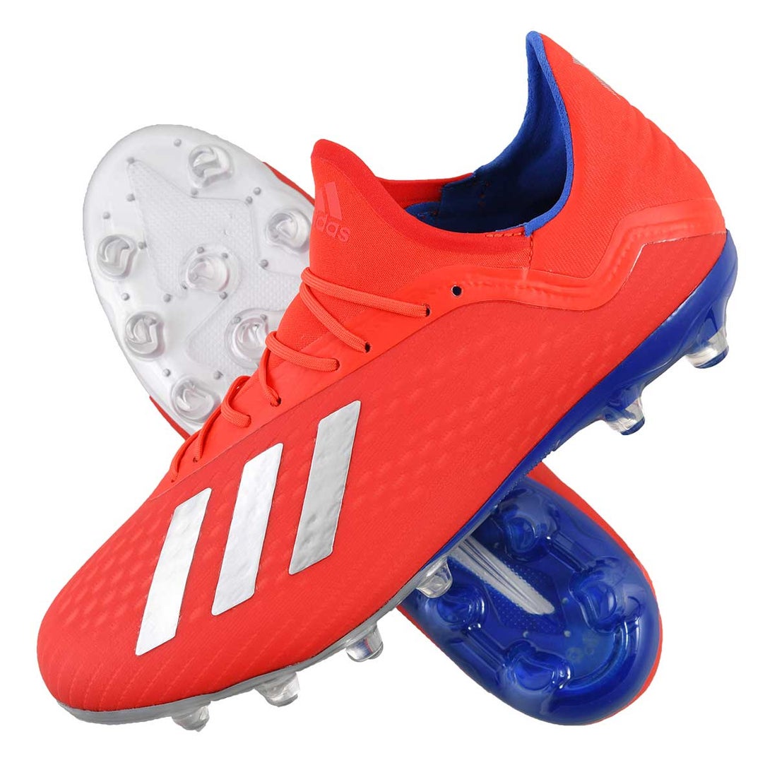 adidas アディダス エックス 18.2-ジャパン HG/AG(レッド) F97358