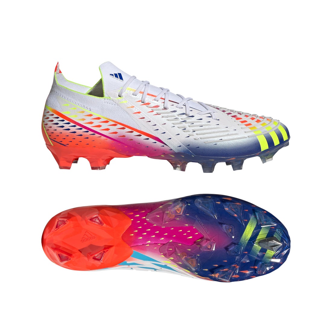 adidas アディダス プレデター エッジ.1 L AG(ホワイト×イエロー