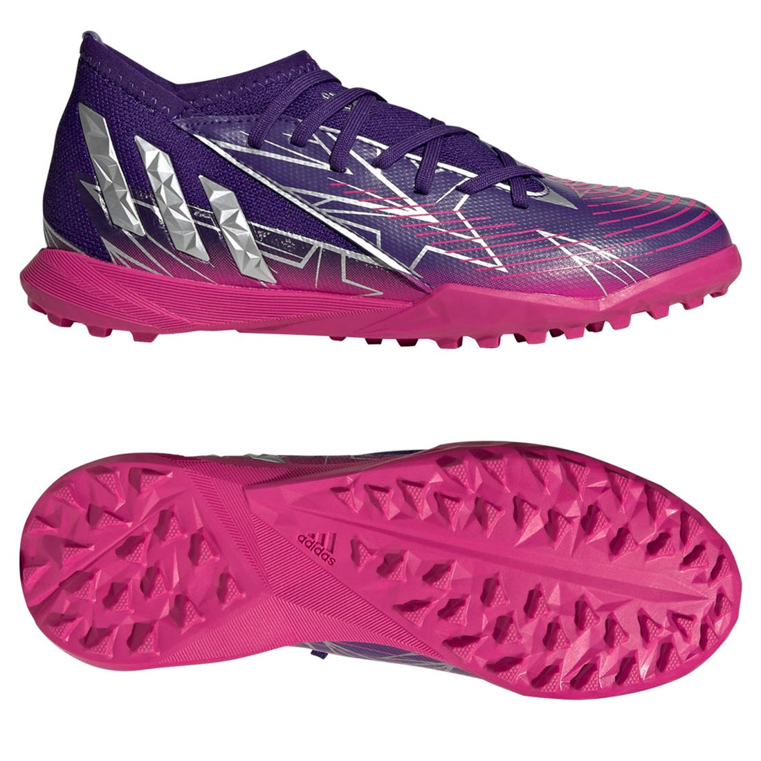 adidas アディダス プレデター エッジ.3 TF ジュニア(パープル×ピンク