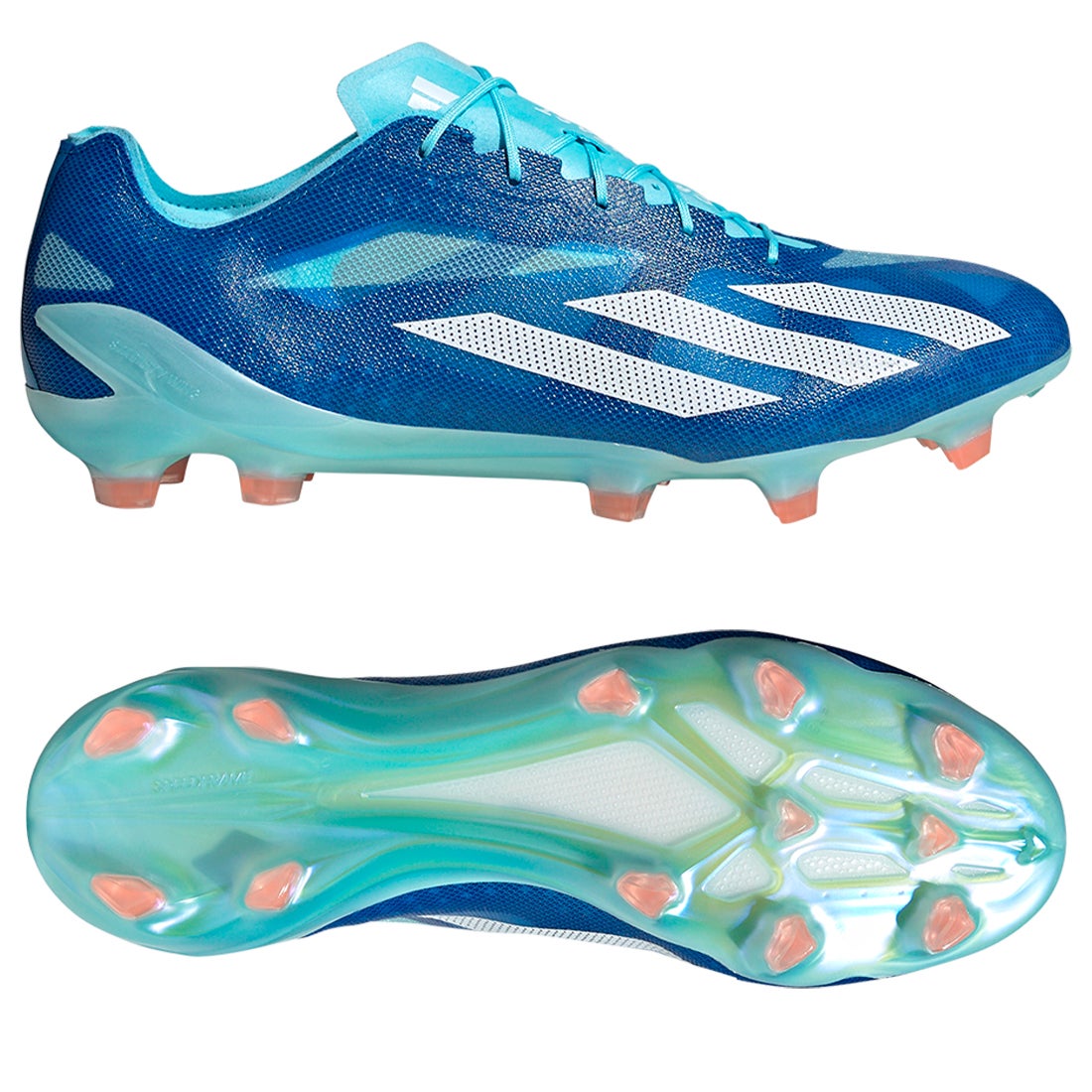 adidas アディダス エックス クレイジーファスト+ FG(ブルー×ホワイト